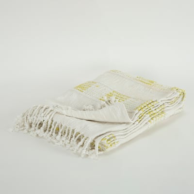 Rizzy Home Modern Stripe Hand Loomed Throw
