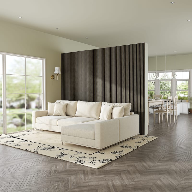 Acoustic Soundproof Slat Wall Panels 3D Decorative Wall Paneling