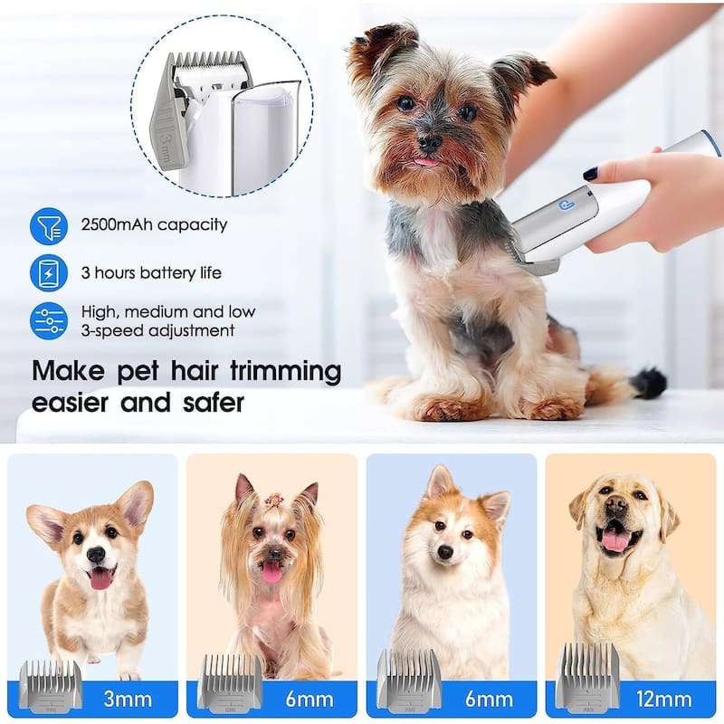5-in-1 Pet Grooming Vacuum for Shedding Pet Hair - N/A