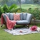 preview thumbnail 15 of 48, Cambridge Casual West Lake Convertible Wood Outdoor Sofa Daybed