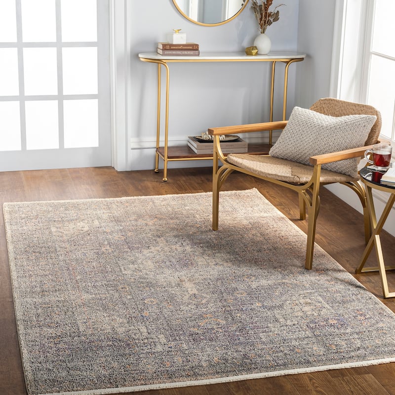 Artistic Weavers Kim Traditional Area Rug - 6' 7" x 9' - Gray