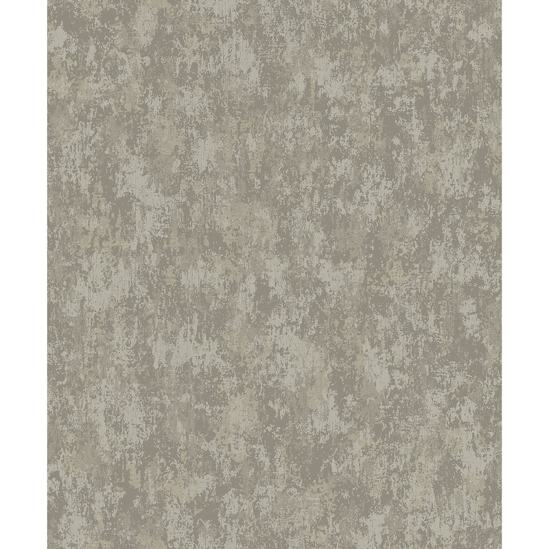 A-Street Prints Haliya Sterling Metallic Plaster Wallpaper