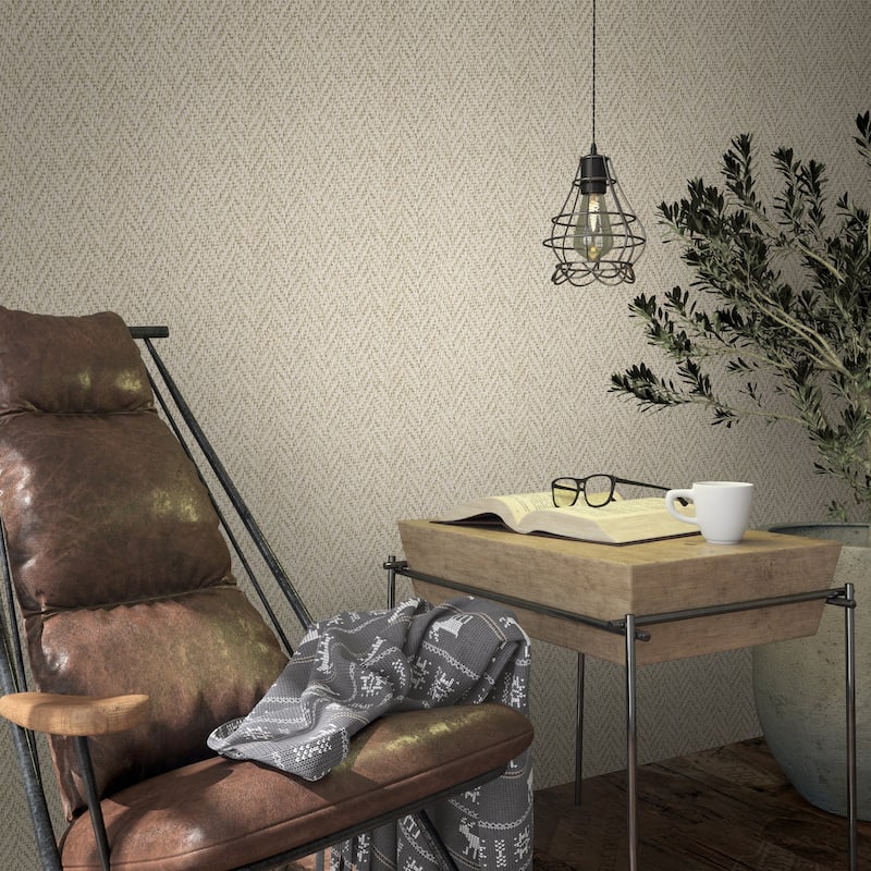 Galerie Wallcoverings Sisal Weave Vinyl on Non-woven Matte Wallpaper Roll