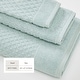 preview thumbnail 193 of 193, Linery & Co. Cotton Diamond Waffle Texture Bath Towels.