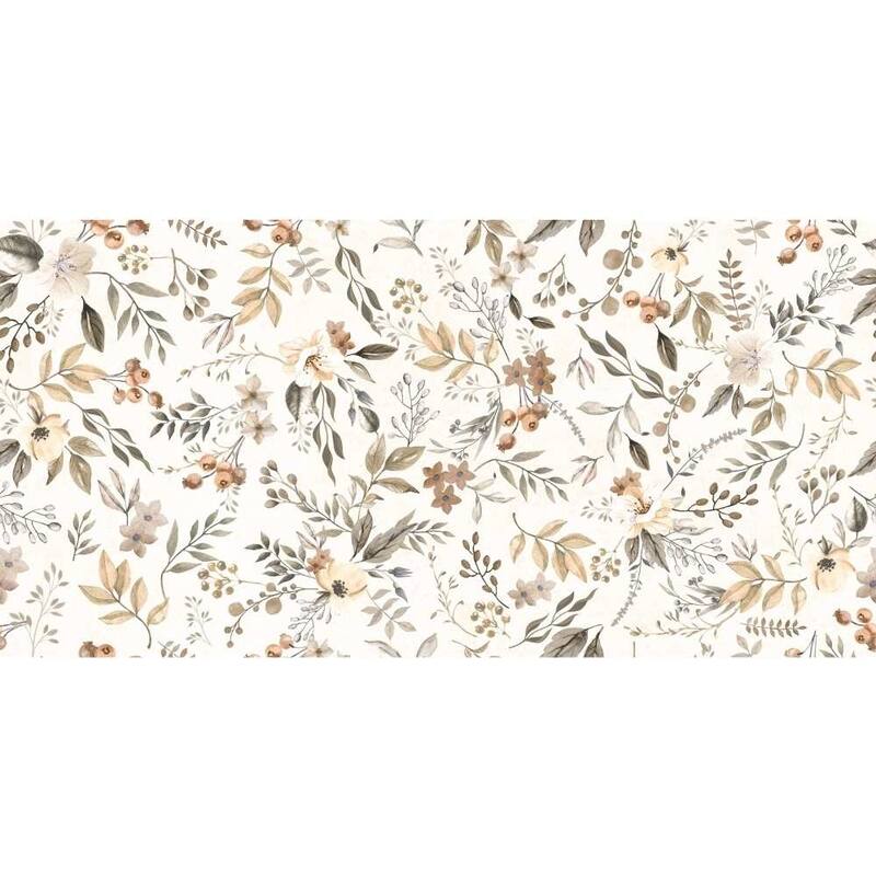 Idyll 24x48 Glossy Porcelain Floral/ Botanical Tile - Floor, Wall - Large Format