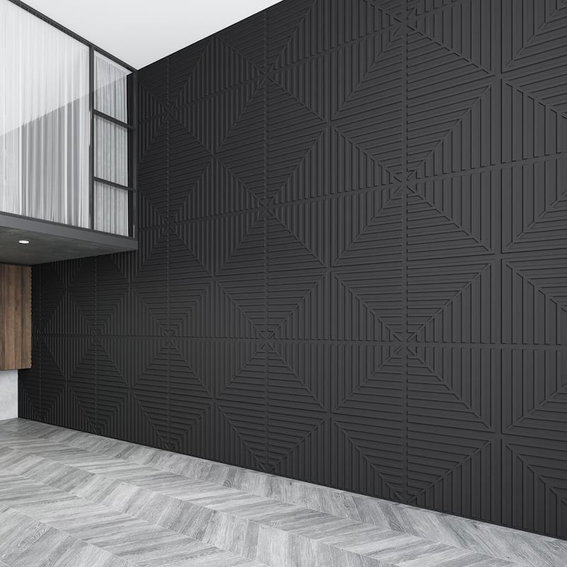 Art3d 12-sheet 3D PVC Wall Panels Ceiling Tiles-Cover 48sq.ft.