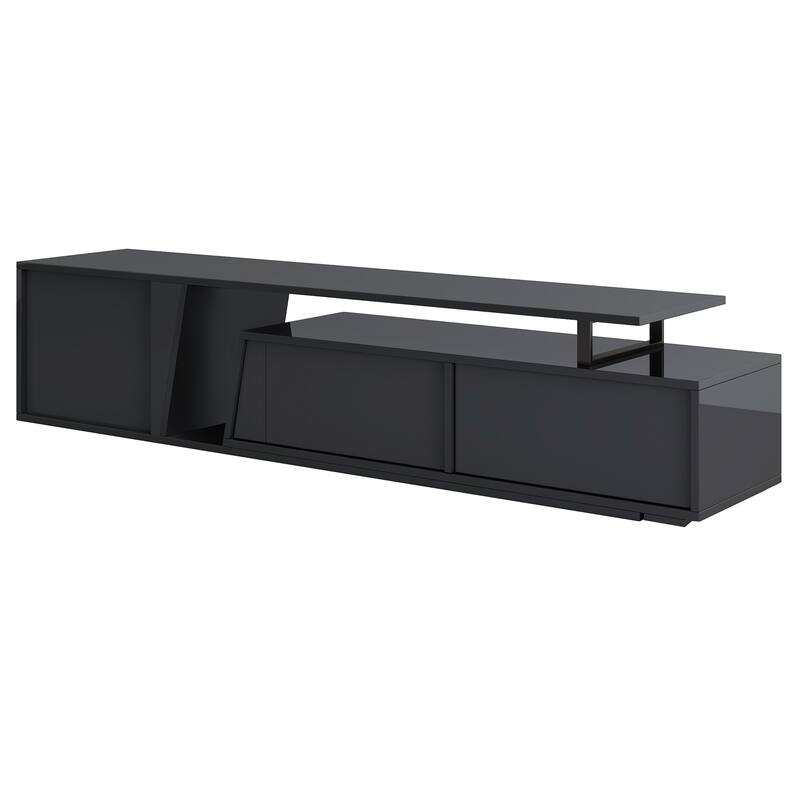 Rectangle Extendable TV Stand,Entertainment Centers with 2 Drawers and 1 Cabinet Up to 100" Tv