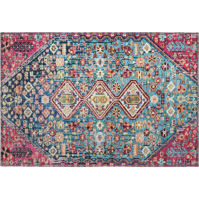 Premium Washable Super Soft Traditional Global Mayfield Rug