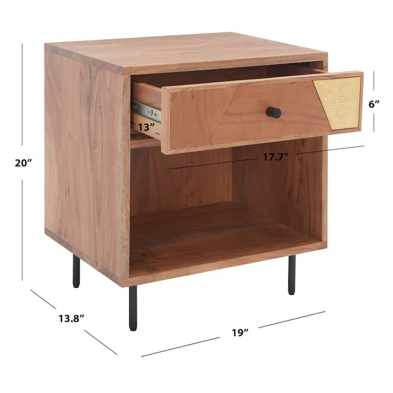 SAFAVIEH Annika 1-Drawer Nightstand