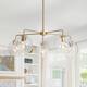 Option Brass & Ribbed Glass