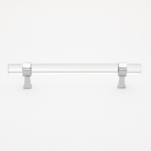 GlideRite 5-inch Clear Acrylic Cabinet Drawer Pulls (Pack of 10 or 25)