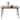 Mid Century Modern Solid Wood Dining Table with Rounded Corners Easy Assembly Walnut by GDFStudio
