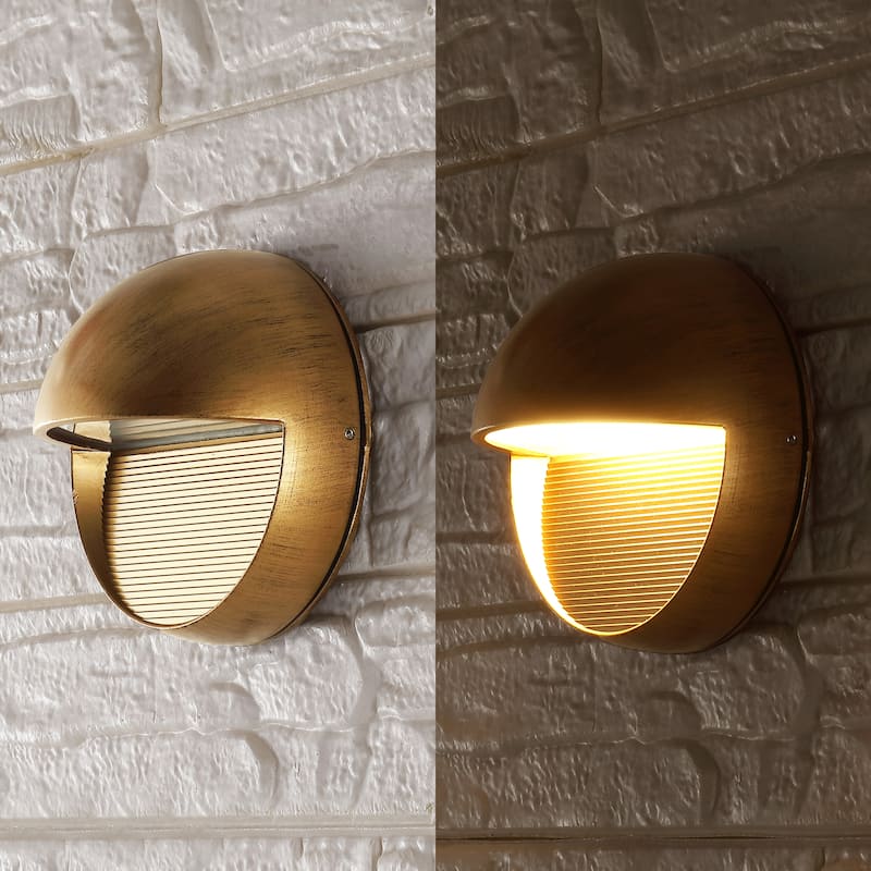 6.25" Outdoor Integrated LED Wall Sconce, by JONATHAN Y