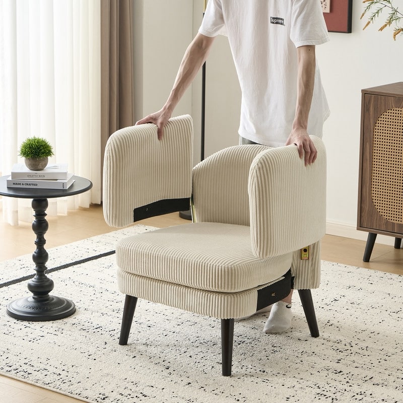 Living Room Corduroy Armchair