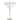Large Modern Antique Gold Nine Branch Electric Chabad Style Hanukkah Menorah with Flame Shaped LED Bulbs