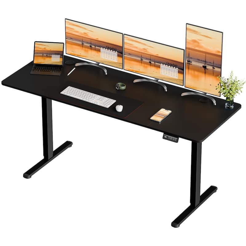 Futzca Height Adjustable Electric Standing Desk, Computer Office Desk
