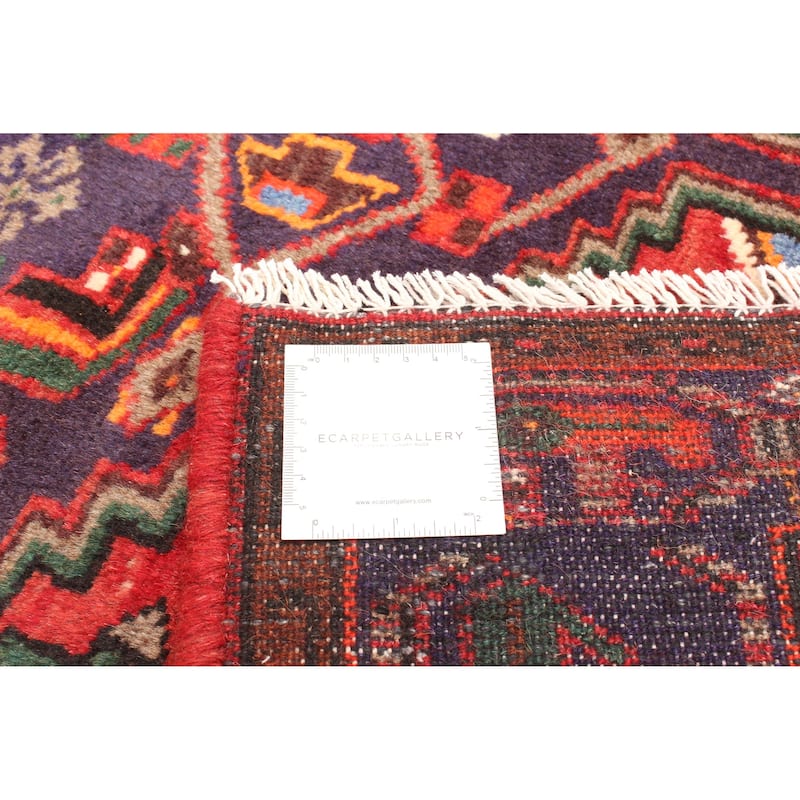 ECARPETGALLERY Hand-knotted Andelz Red Wool Rug - 4'0 x 6'8