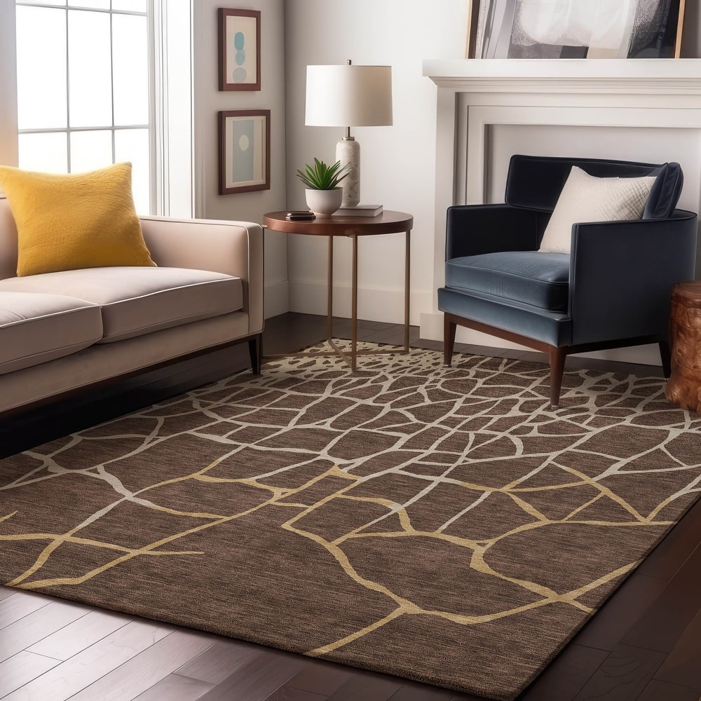Premium Washable Super Soft Contemporary Webby Mayfield Rug