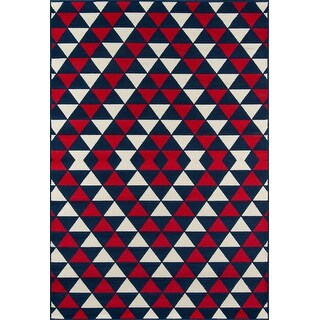 Momeni Como Contemporary Geometric Indoor Outdoor Rug - Bed Bath ...