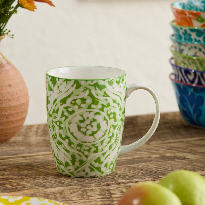 Certified International Pavillion 16 oz. Mugs, Set of 6 Assorted Designs