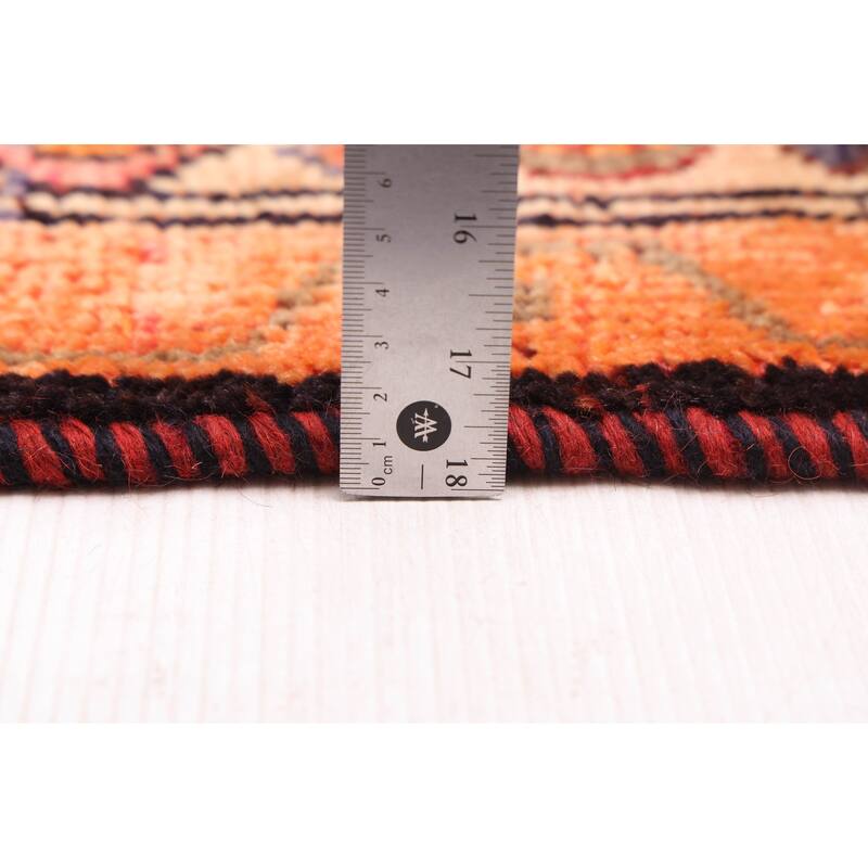 ECARPETGALLERY Hand-knotted Melis Vintage Red Wool Rug - 4'3 x 6'11