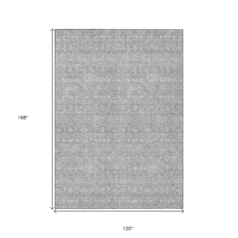 HomeRoots Floral Transitional Rectangle Outdoor Rug