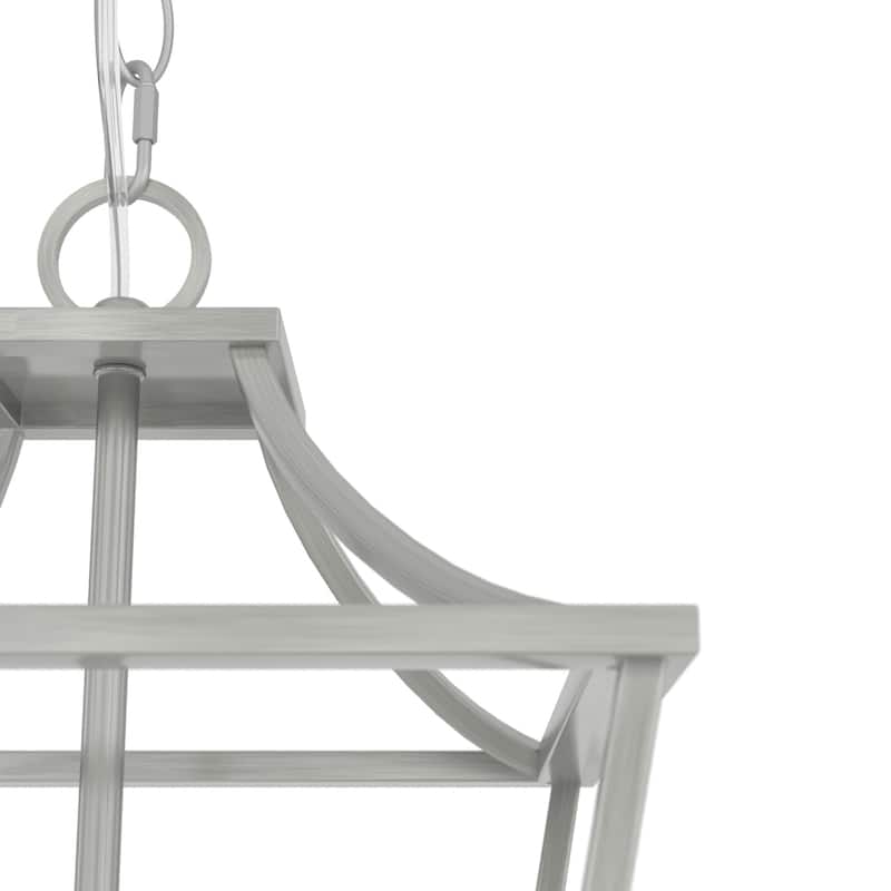 Hunter 12" Laurel Ridge 4-Light Lantern Pendant - Kitchen Island, Dining room, Entry - Modern Farmhouse, Industrial, Candle