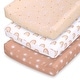 preview thumbnail 1 of 3, The Peanutshell Coral Boho Changing Pad Covers 3-Pack