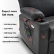 preview thumbnail 18 of 51, MCombo Large Power Lift Recliner Leather Chair with Massage, Heat, Cup Holders,Extended Footrest, Leather 7516