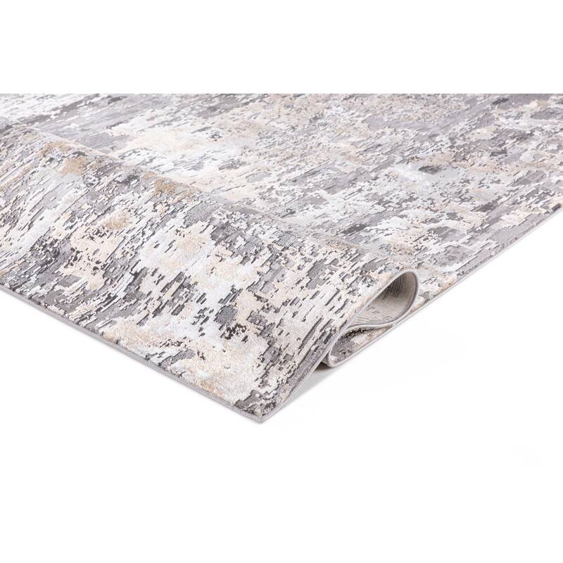 Bowman Transitional Ivory/Gray Area Rug