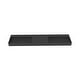 preview thumbnail 55 of 175, Juniper Stone Solid Surface Wall-mounted Vessel Sink 84" No Faucet Hole - Black