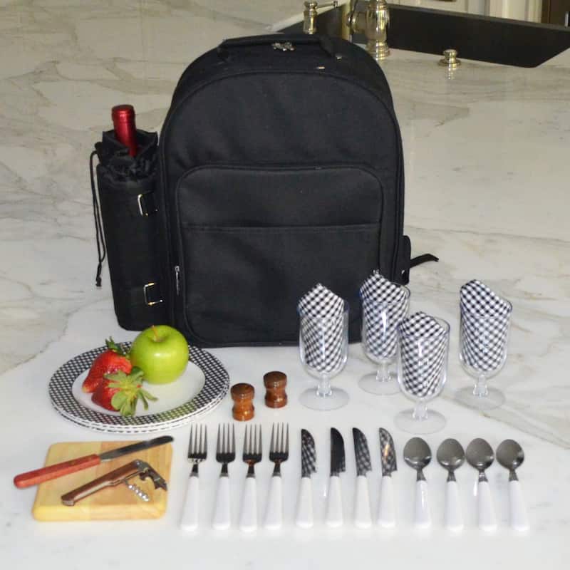 Picnic at Ascot Four Person Equipped Picnic Backpack