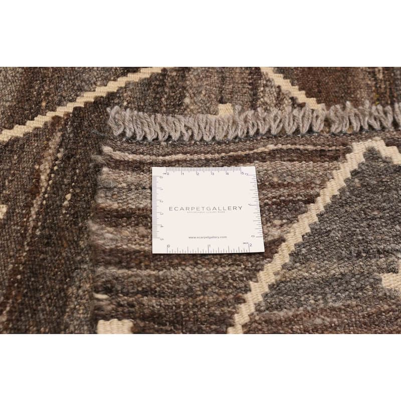 Sivas Brown Kilim 5'1" x 6'4" - 5'1 x 6'4