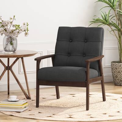 Duluth Mid-century Waffle Stitch Tufted Accent Chair by Christopher Knight Home