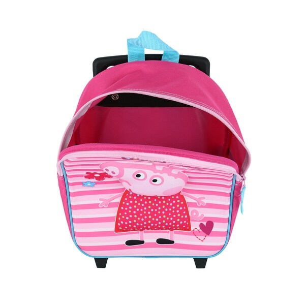 peppa pig rolling backpack