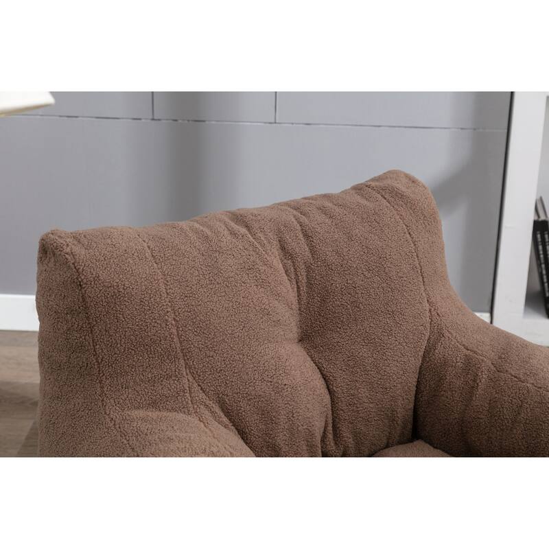 Coffee Teddy Modern 39.4" Bean Bag Chair