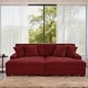 preview thumbnail 16 of 193, Oversized Modular Sectional Sofa Set with Pillows Red/2 Chaise