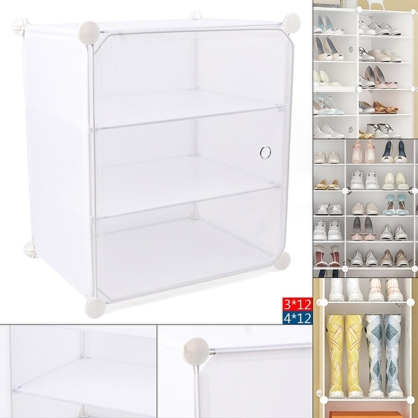 Kerrogee Tall Shoe Cabinet with Doors, 8-Tier Shoe Storage with Wheel -  15.7W x 23.6L x 70.9H - On Sale - Bed Bath & Beyond - 34629104