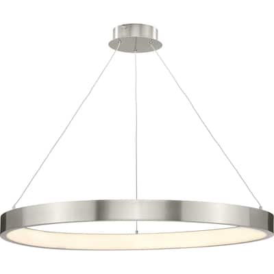 Progress Lighting P500370-30 Inverse LED 30" Wide LED Ring Chandelier