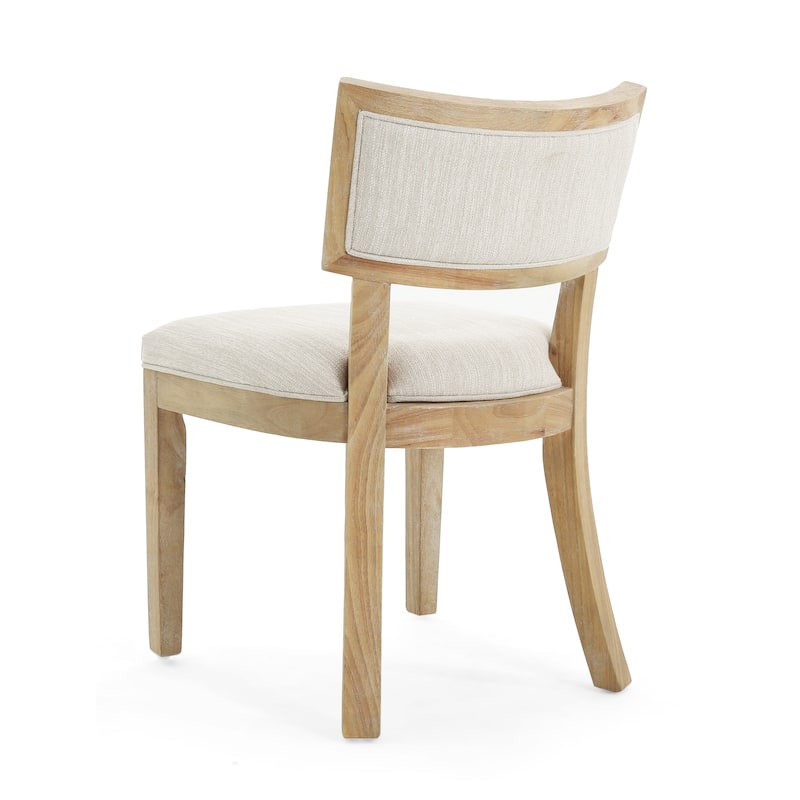 Fescue Farmhouse Expandable Rubberwood Upholstered 7 Piece Dining Set by Christopher Knight Home