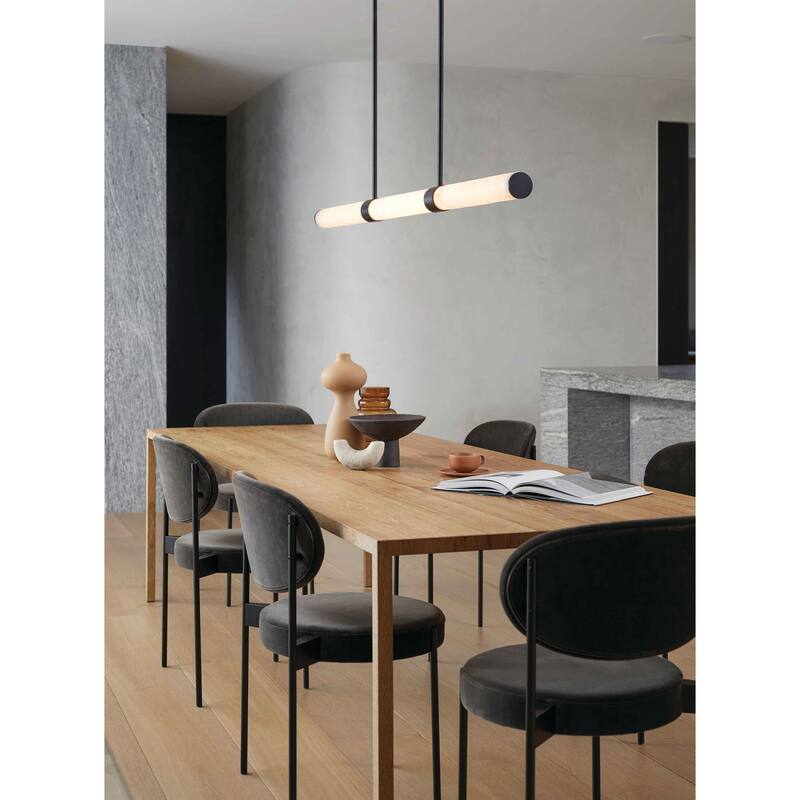 Beacon Lighting Luella LED Pendant with Spanish Alabaster Shade