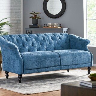 Morganton Indoor Tufted 3-seater Sofa by Christopher Knight Home