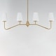 preview thumbnail 4 of 9, Maxim 12697WT Durham 4 Light 5" Wide Linear Pendant