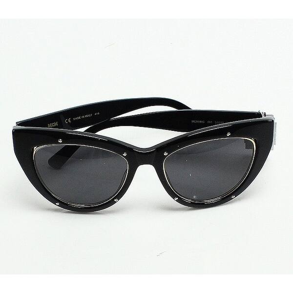 Shop Mcm Black Gold Trim Studded Cat Eye Designer Women S