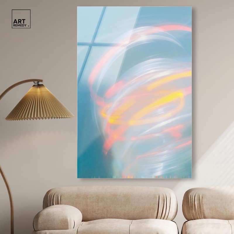 Swirling Light I Acrylic by Art Remedy, Ready to Hang
