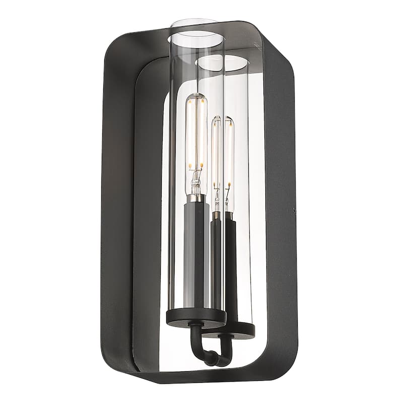 Skye 1 Light Wall Sconce - Natural Black - Natural Black