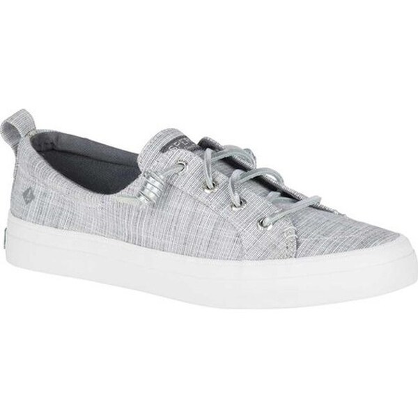 sperry silver sneakers