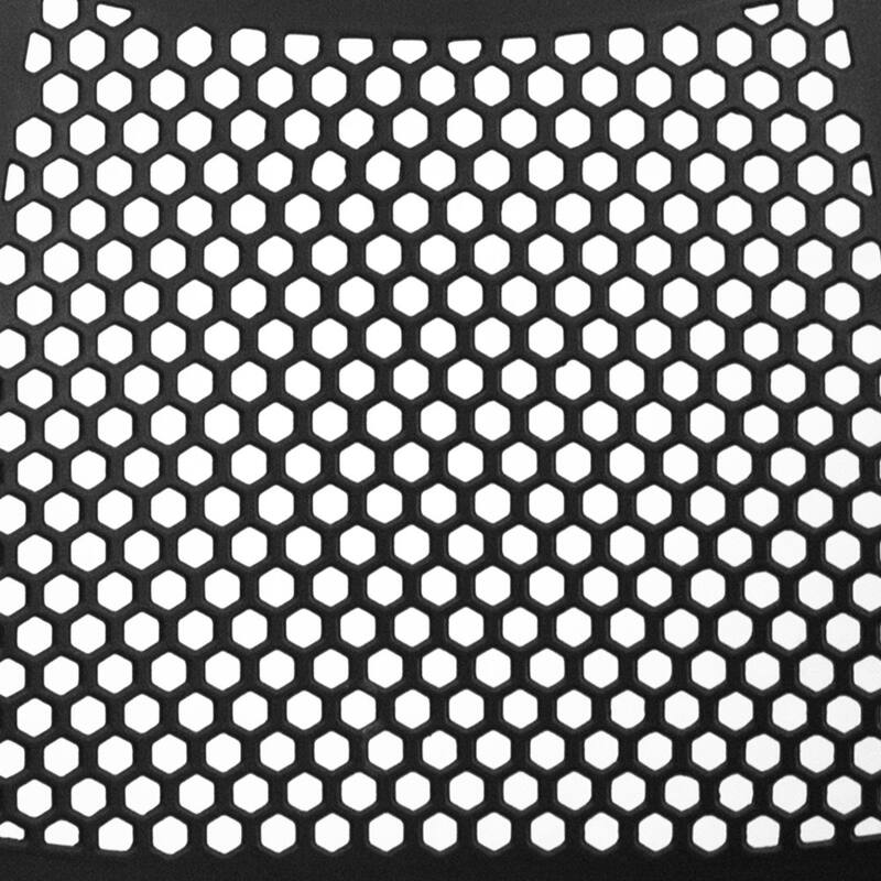 5 Pack 661 lb. Capacity Stack Chair with Air-Vent Back and Sled Base