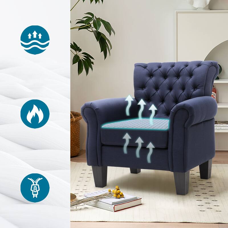 VredHom Accent Chair Club Chair Single Sofa Armchair - 32.08'' L x 32.67 '' W x 32.87 '' H