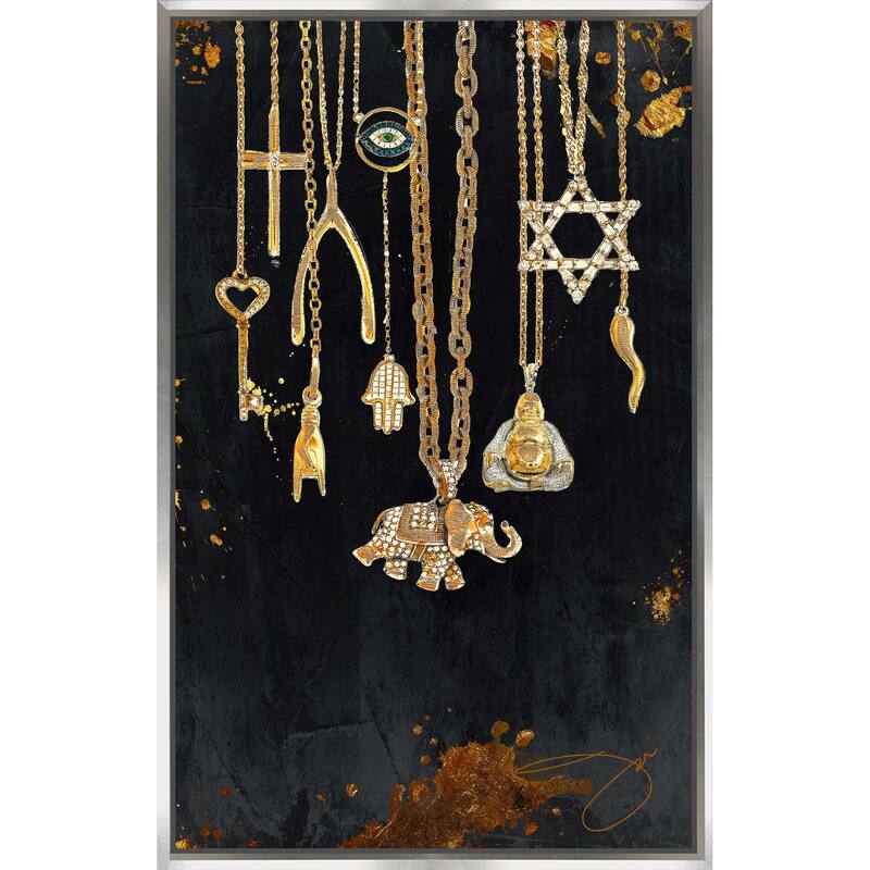 "Faith And Luck 2" by Jodi Print on Floating Canvas